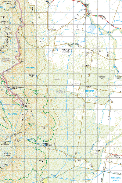 Map 6257 - Spatial Vision's Vicmap Book (South West Edition 8, 2025 Update) - 50K Series Preview 1
