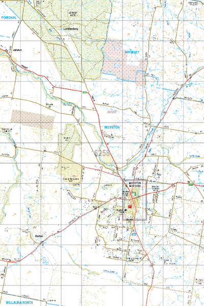 Map 6258 - Spatial Vision's Vicmap Book (South West Edition 8, 2025 Update) - 50K Series Preview 1