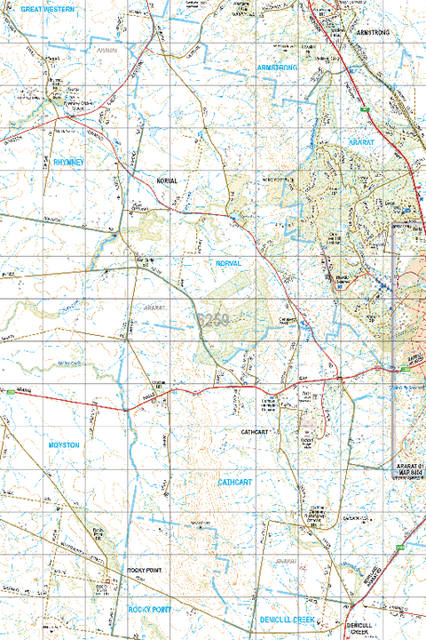 Map 6259 - Spatial Vision's Vicmap Book (South West Edition 8, 2025 Update) - 50K Series Preview 1