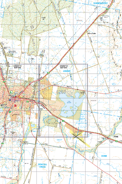 Map 6260 - Spatial Vision's Vicmap Book (South West Edition 8, 2025 Update) - 50K Series Preview 1