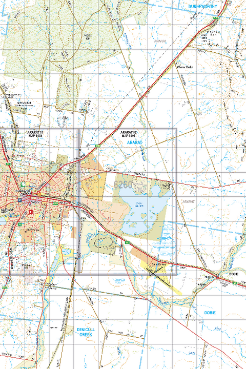 Map 6260 - Spatial Vision's Vicmap Book (South West Edition 8, 2025 Update) - 50K Series Preview 1