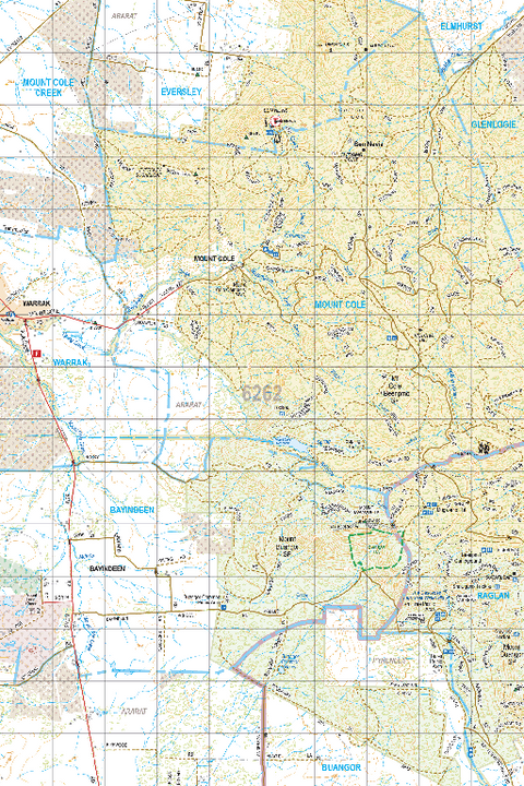 Map 6262 - Spatial Vision's Vicmap Book (South West Edition 8, 2025 Update) - 50K Series Preview 1