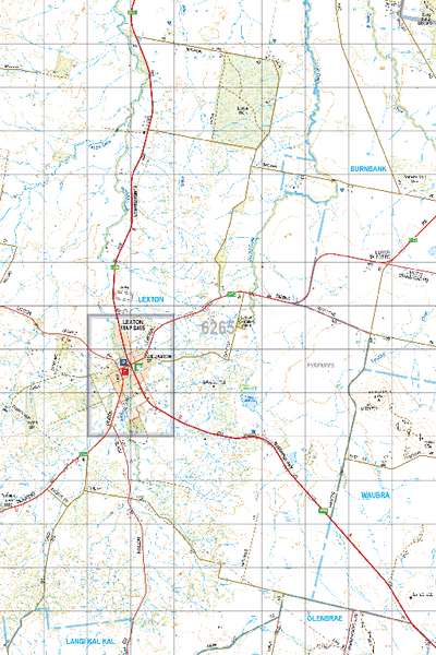 Map 6265 - Spatial Vision's Vicmap Book (South West Edition 8, 2025 Update) - 50K Series Preview 1