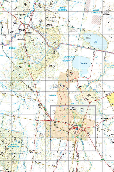 Map 6267 - Spatial Vision's Vicmap Book (South West Edition 8, 2025 Update) - 50K Series Preview 1
