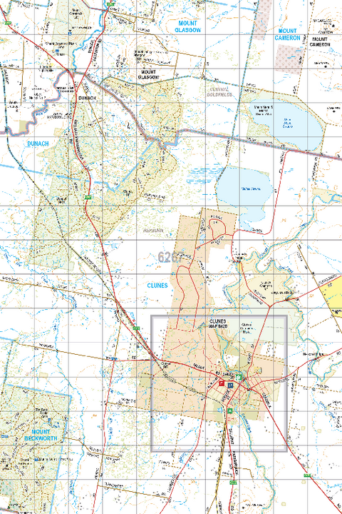 Map 6267 - Spatial Vision's Vicmap Book (South West Edition 8, 2025 Update) - 50K Series Preview 1