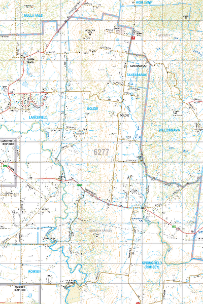 Map 6277 - Spatial Vision's Vicmap Book (North East Edition 8, 2025) - 50K Series Preview 1