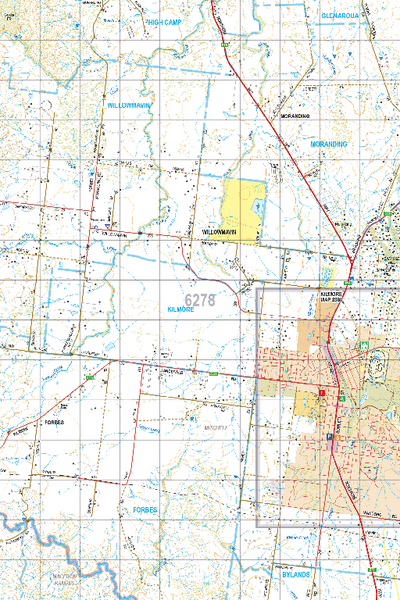 Map 6278 - Spatial Vision's Vicmap Book (North East Edition 8, 2025) - 50K Series Preview 1