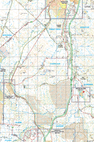 Map 6279 - Spatial Vision's Vicmap Book (North East Edition 8, 2025) - 50K Series Preview 1