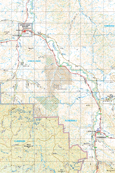 Map 6281 - Spatial Vision's Vicmap Book (North East Edition 8, 2025) - 50K Series Preview 1