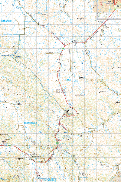 Map 6282 - Spatial Vision's Vicmap Book (North East Edition 8, 2025) - 50K Series Preview 1