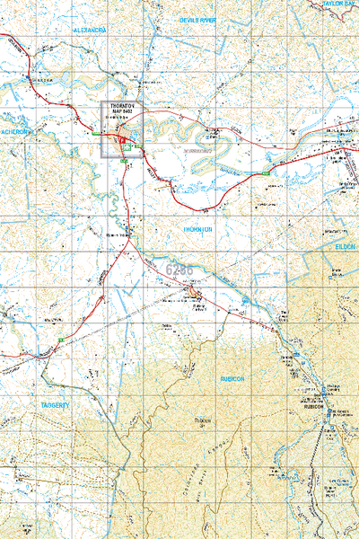 Map 6286 - Spatial Vision's Vicmap Book (North East Edition 8, 2025) - 50K Series Preview 1