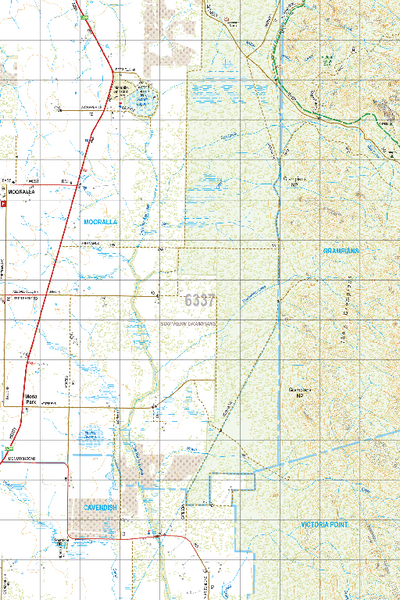 Map 6337 - Spatial Vision's Vicmap Book (South West Edition 8, 2025 Update) - 50K Series Preview 1
