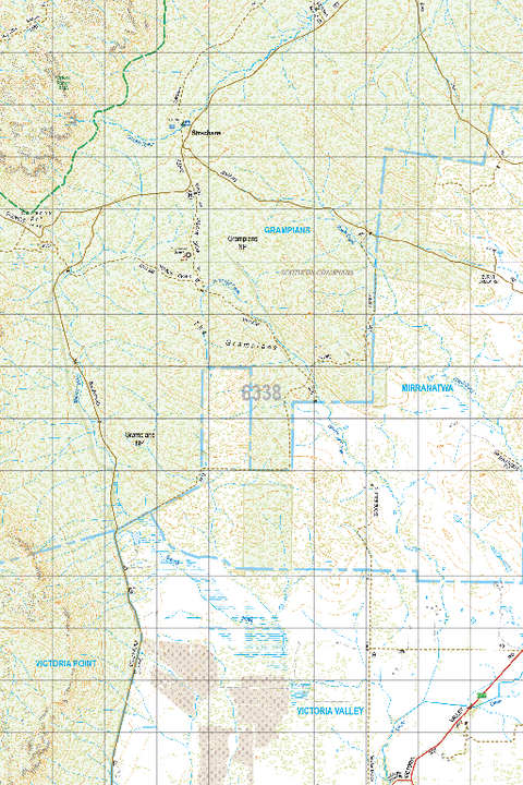 Map 6338 - Spatial Vision's Vicmap Book (South West Edition 8, 2025 Update) - 50K Series Preview 1