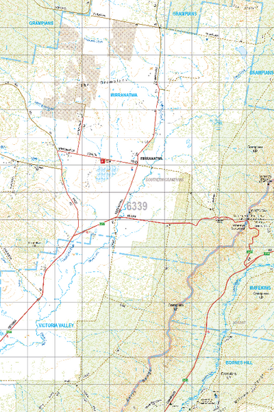 Map 6339 - Spatial Vision's Vicmap Book (South West Edition 8, 2025 Update) - 50K Series Preview 1
