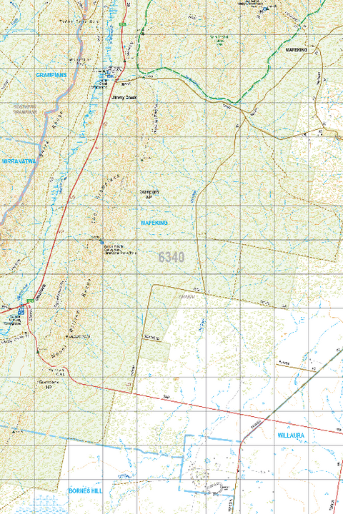 Map 6340 - Spatial Vision's Vicmap Book (South West Edition 8, 2025 Update) - 50K Series Preview 1