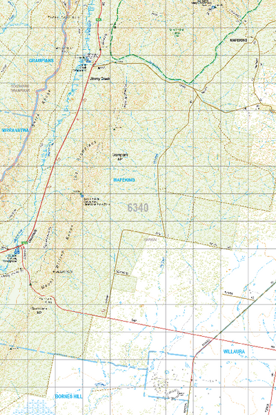 Map 6340 - Spatial Vision's Vicmap Book (South West Edition 8, 2025 Update) - 50K Series Preview 1