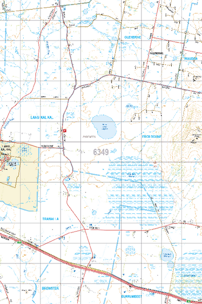 Map 6349 - Spatial Vision's Vicmap Book (South West Edition 8, 2025 Update) - 50K Series Preview 1