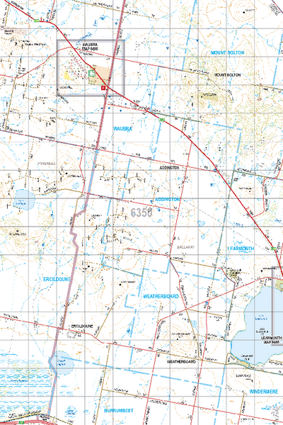 Map 6350 - Spatial Vision's Vicmap Book (South West Edition 8, 2025 Update) - 50K Series Preview 1