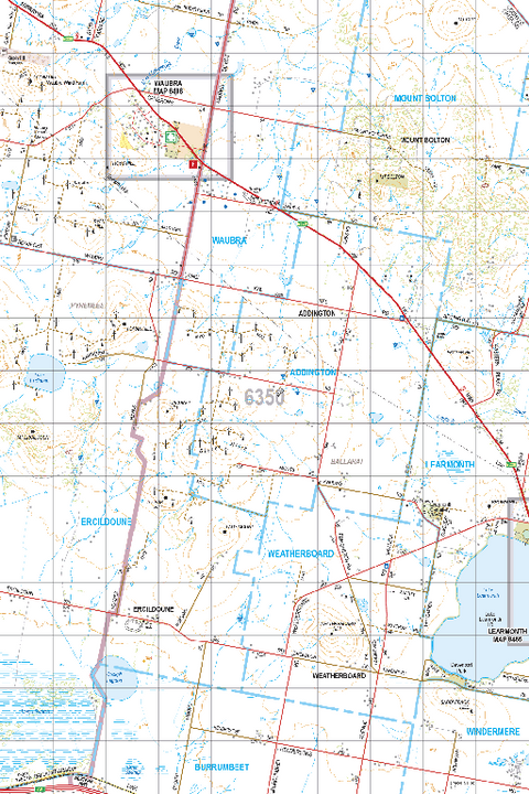 Map 6350 - Spatial Vision's Vicmap Book (South West Edition 8, 2025 Update) - 50K Series Preview 1