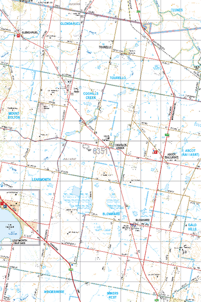 Map 6351 - Spatial Vision's Vicmap Book (South West Edition 8, 2025 Update) - 50K Series Preview 1