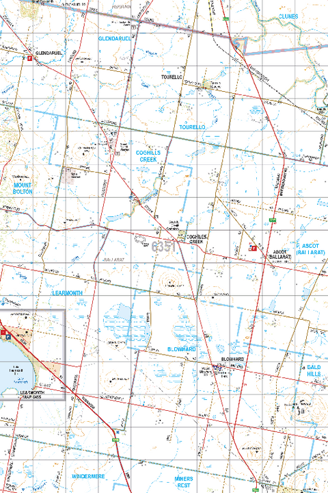 Map 6351 - Spatial Vision's Vicmap Book (South West Edition 8, 2025 Update) - 50K Series Preview 1