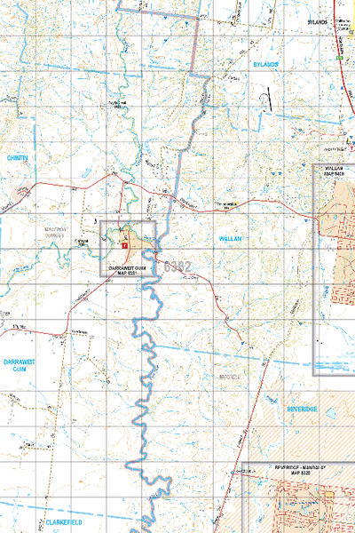 Map 6362 - Spatial Vision's Vicmap Book (North East Edition 8, 2025) - 50K Series Preview 1