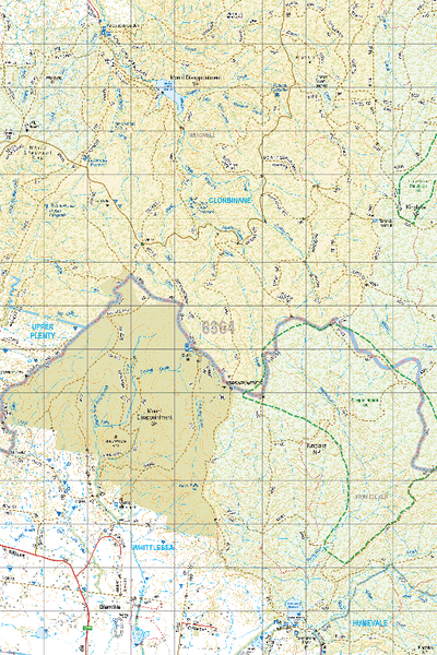 Map 6364 - Spatial Vision's Vicmap Book (North East Edition 8, 2025) - 50K Series Preview 1