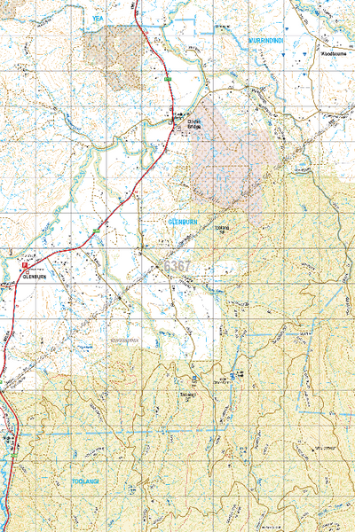 Map 6367 - Spatial Vision's Vicmap Book (North East Edition 8, 2025) - 50K Series Preview 1