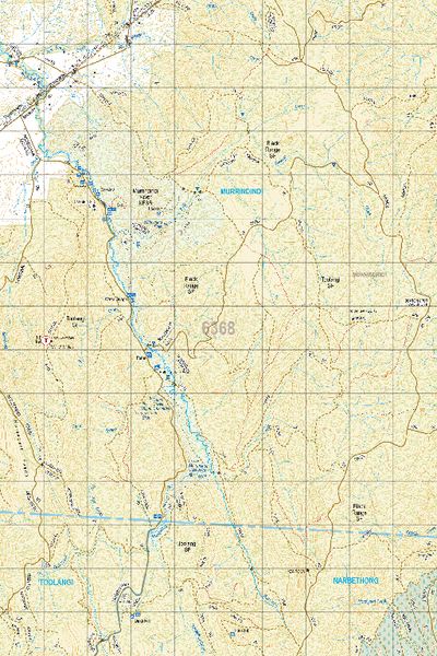 Map 6368 - Spatial Vision's Vicmap Book (North East Edition 8, 2025) - 50K Series Preview 1