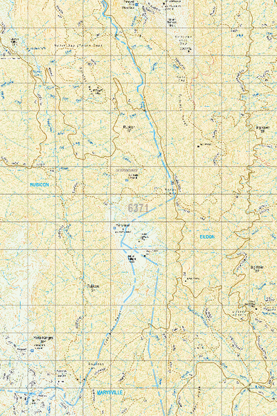 Map 6371 - Spatial Vision's Vicmap Book (North East Edition 8, 2025) - 50K Series Preview 1