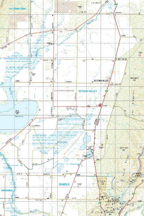 Map 6422 - Spatial Vision's Vicmap Book (South West Edition 8, 2025 Update) - 50K Series Preview 1