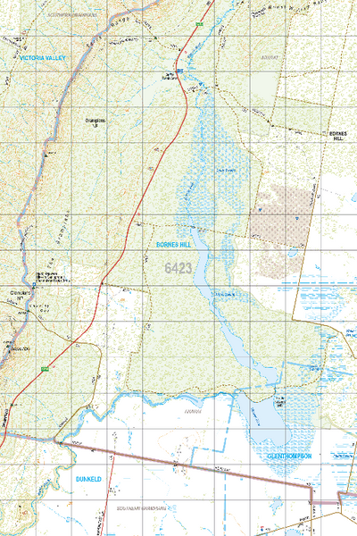 Map 6423 - Spatial Vision's Vicmap Book (South West Edition 8, 2025 Update) - 50K Series Preview 1
