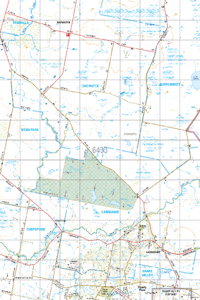 Map 6433 - Spatial Vision's Vicmap Book (South West Edition 8, 2025 Update) - 50K Series Preview 1