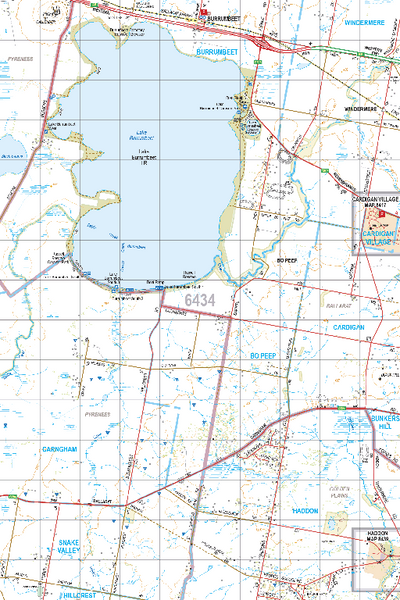 Map 6434 - Spatial Vision's Vicmap Book (South West Edition 8, 2025 Update) - 50K Series Preview 1