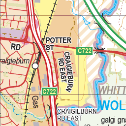 Map 6446 - Spatial Vision's Vicmap Book (North East Edition 8, 2025) - 50K Series Preview 3