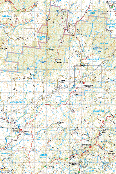 Map 6449 - Spatial Vision's Vicmap Book (North East Edition 8, 2025) - 50K Series Preview 1
