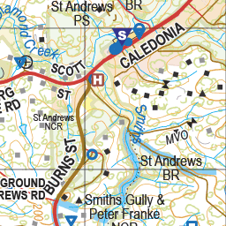 Map 6449 - Spatial Vision's Vicmap Book (North East Edition 8, 2025) - 50K Series Preview 3