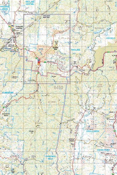 Map 6450 - Spatial Vision's Vicmap Book (North East Edition 8, 2025) - 50K Series Preview 1