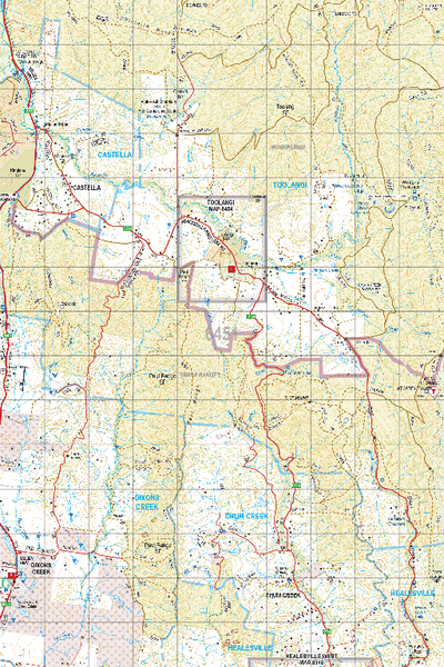 Map 6451 - Spatial Vision's Vicmap Book (North East Edition 8, 2025) - 50K Series Preview 1