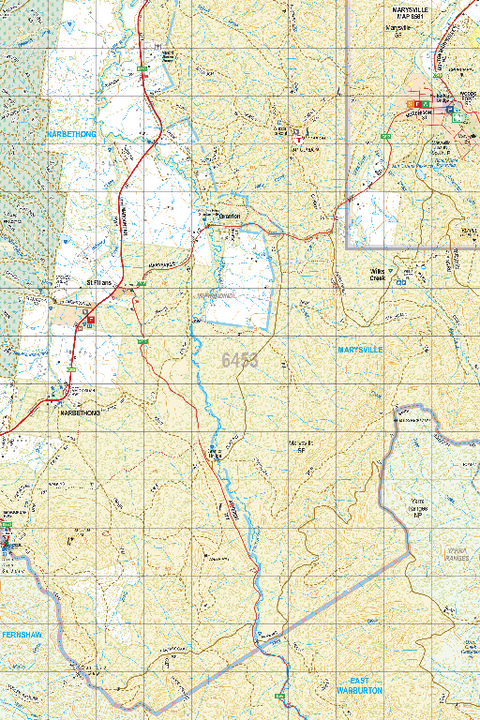Map 6453 - Spatial Vision's Vicmap Book (South East Edition 8, 2025) - 50K Series Preview 1
