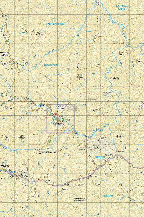 Map 6458 - Spatial Vision's Vicmap Book (South East Edition 8, 2025) - 50K Series Preview 1