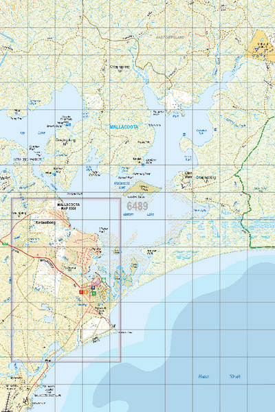 Map 6489 - Spatial Vision's Vicmap Book (South East Edition 8, 2025) - 50K Series Preview 1