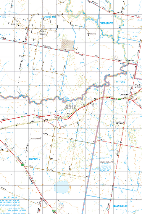 Map 6516 - Spatial Vision's Vicmap Book (South West Edition 8, 2025 Update) - 50K Series Preview 1