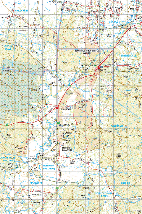 Map 6518 - Spatial Vision's Vicmap Book (South West Edition 8, 2025 Update) - 50K Series Preview 1