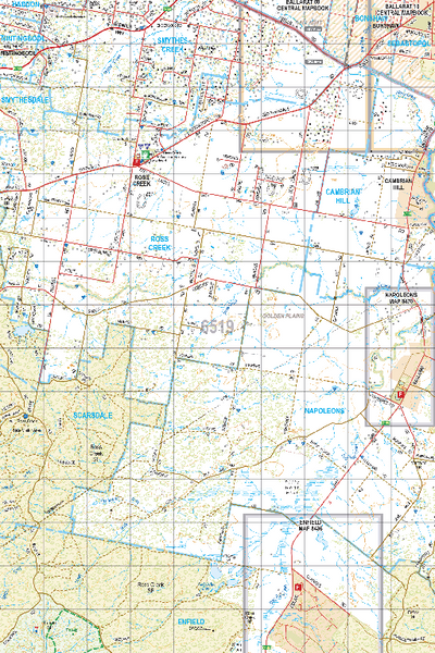 Map 6519 - Spatial Vision's Vicmap Book (South West Edition 8, 2025 Update) - 50K Series Preview 1