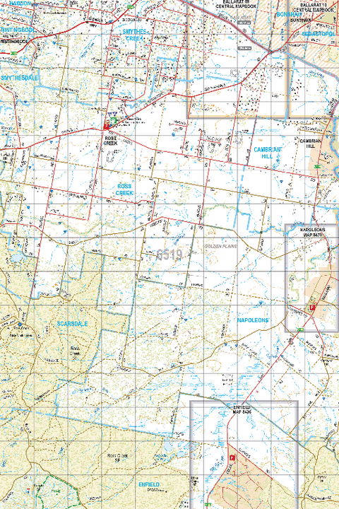 Map 6519 - Spatial Vision's Vicmap Book (South West Edition 8, 2025 Update) - 50K Series Preview 1