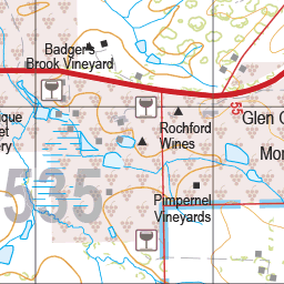 Map 6535 - Spatial Vision's Vicmap Book (North East Edition 8, 2025) - 50K Series Preview 2