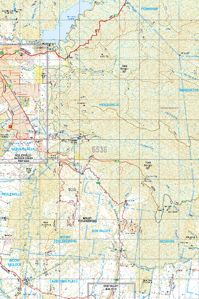 Map 6536 - Spatial Vision's Vicmap Book (South East Edition 8, 2025) - 50K Series Preview 1