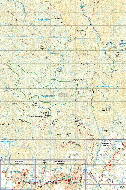 Map 6537 - Spatial Vision's Vicmap Book (South East Edition 8, 2025) - 50K Series Preview 1