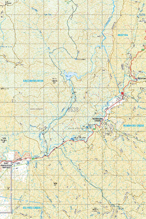 Map 6538 - Spatial Vision's Vicmap Book (South East Edition 8, 2025) - 50K Series Preview 1